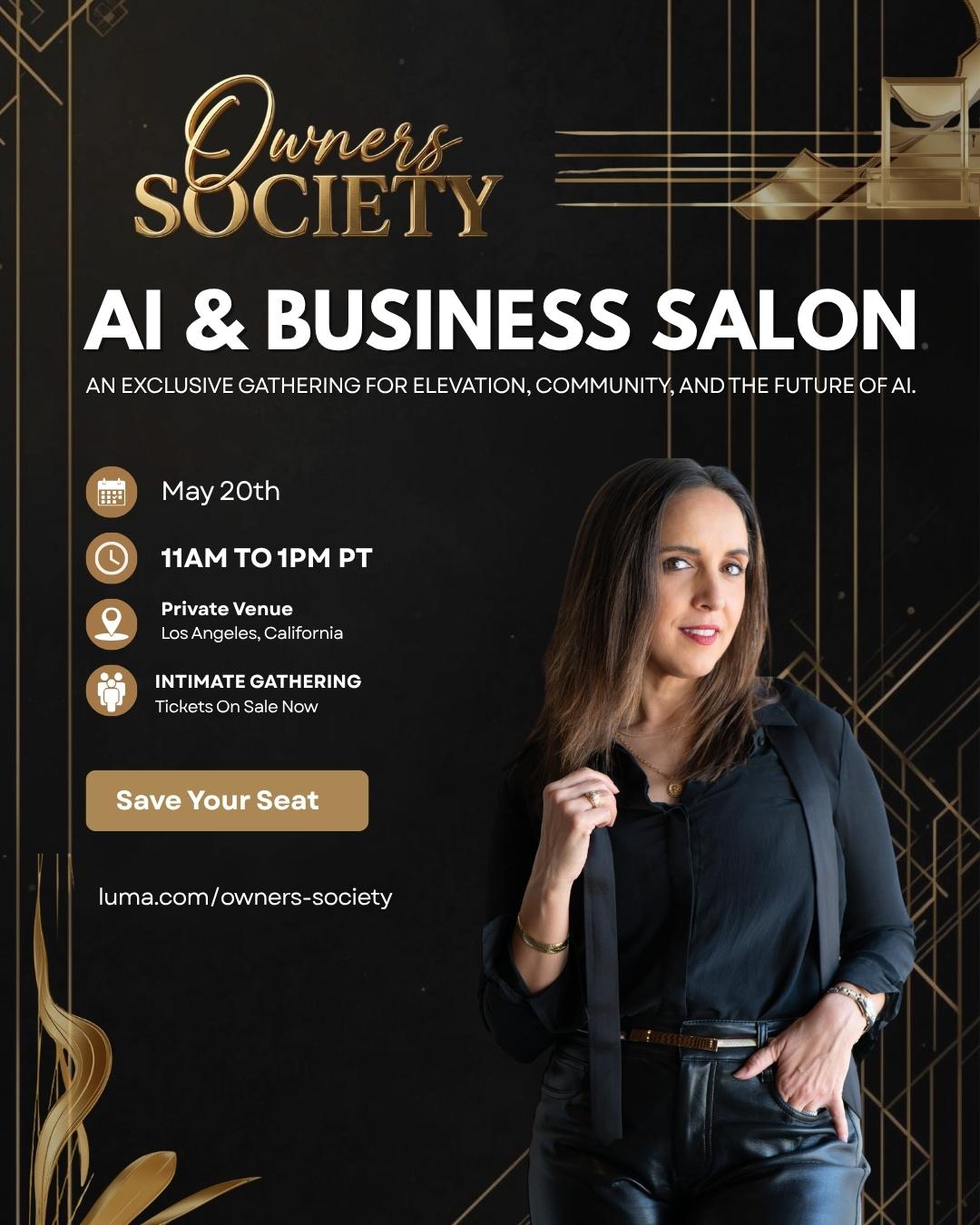 May 20 — AI Business Salon, Redondo Beach